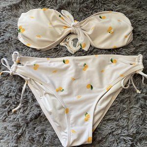Aeropostale Lemon Print Swimsuit